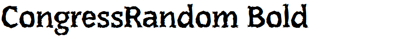 CongressRandom Bold