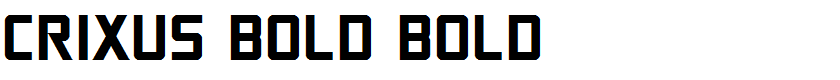 Crixus Bold Bold