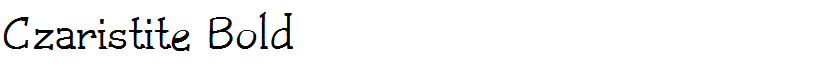 Czaristite Bold