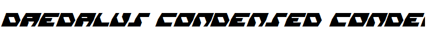 Daedalus Condensed Condensed Italic