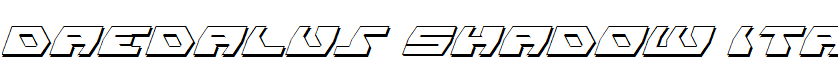 Daedalus Shadow Italic Italic