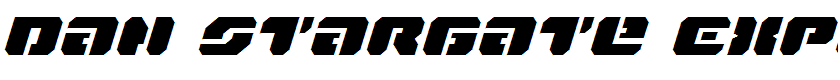 Dan Stargate Expanded Italic Expanded Italic