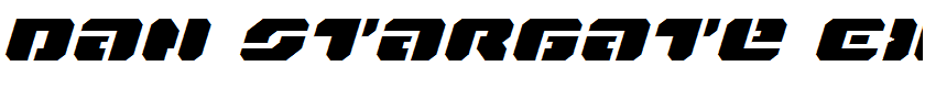 Dan Stargate Extra-expanded Italic Extra-expanded Italic