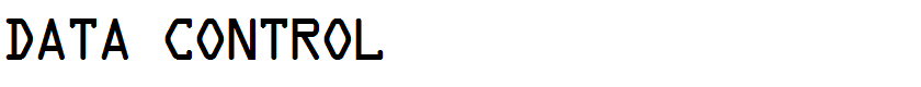 Data Control