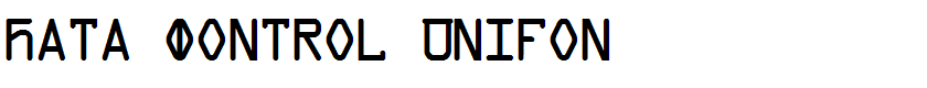 Data Control Unifon