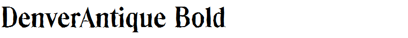 DenverAntique Bold