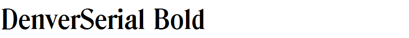 DenverSerial Bold