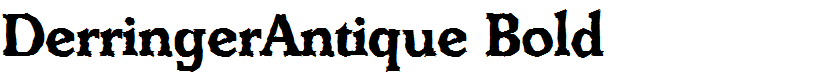 DerringerAntique Bold