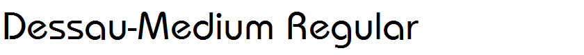 Dessau-Medium Regular