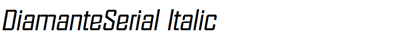 DiamanteSerial Italic