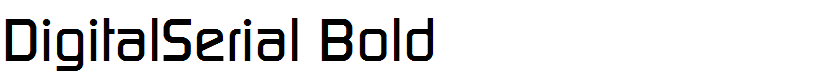 DigitalSerial Bold