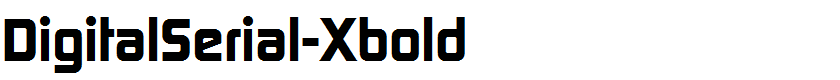 DigitalSerial-Xbold