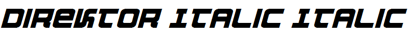 Direktor Italic Italic