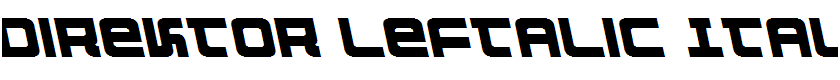 Direktor Leftalic Italic