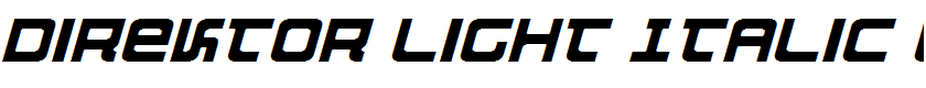 Direktor Light Italic Light Italic