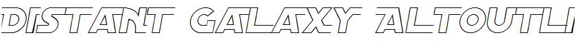 Distant Galaxy AltOutline Italic