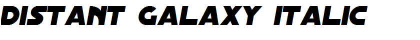 Distant Galaxy Italic