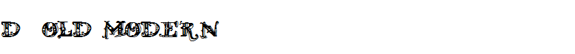 D_OLD MODERN