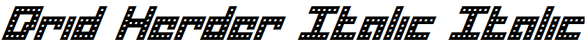 Drid Herder Italic Italic