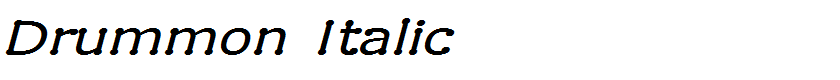 Drummon Italic