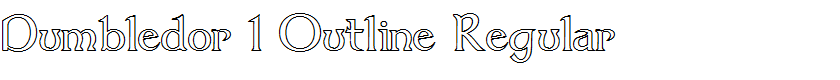 Dumbledor 1 Outline Regular