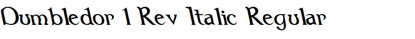 Dumbledor 1 Rev Italic Regular