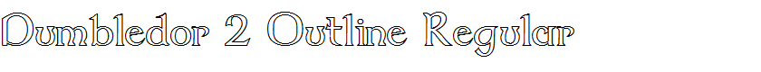 Dumbledor 2 Outline Regular