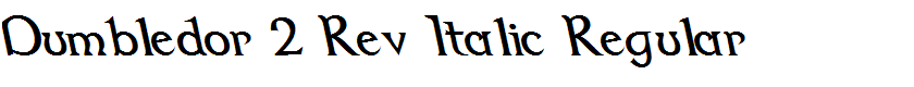 Dumbledor 2 Rev Italic Regular