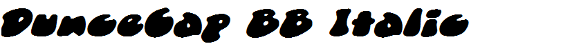 DunceCap BB Italic