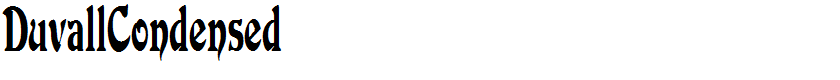 DuvallCondensed