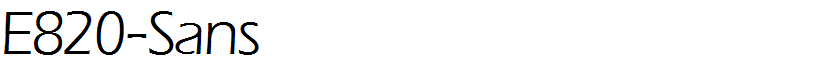 E820-Sans