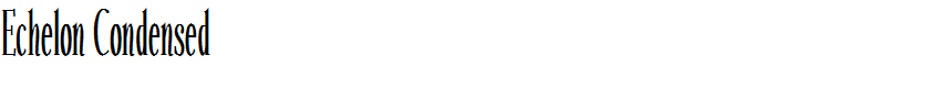 Echelon Condensed