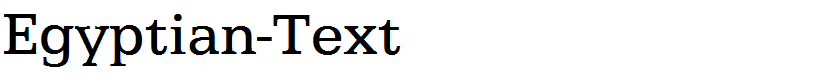 Egyptian-Text