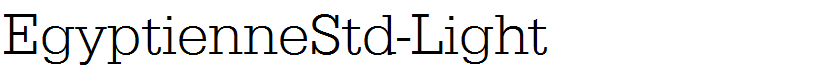 EgyptienneStd-Light