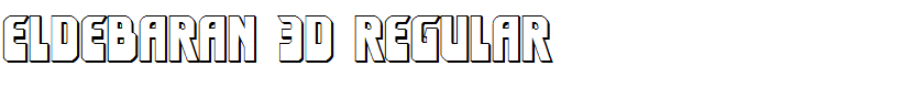 Eldebaran 3D Regular