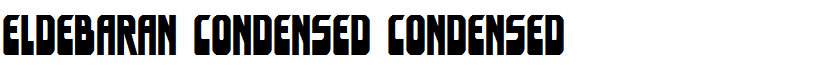 Eldebaran Condensed Condensed