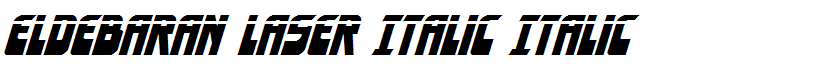 Eldebaran Laser Italic Italic