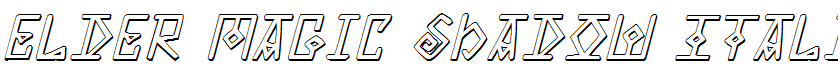 Elder Magic Shadow Italic Italic