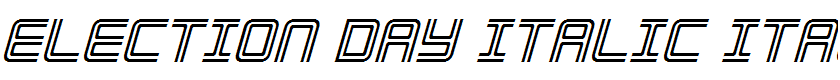 Election Day Italic Italic
