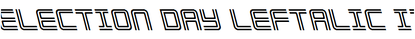 Election Day Leftalic Italic