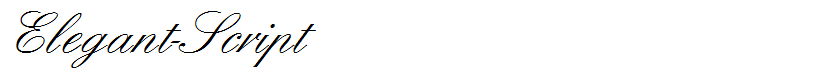 Elegant-Script