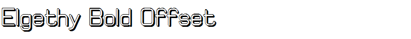 Elgethy Bold Offset