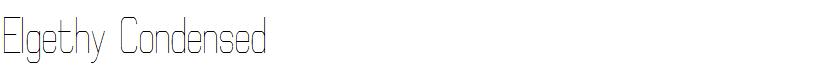 Elgethy Condensed