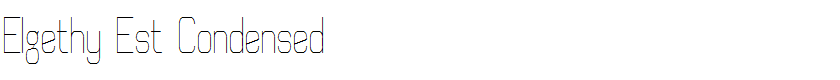 Elgethy Est Condensed