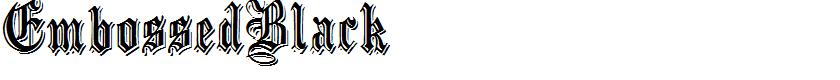 EmbossedBlack