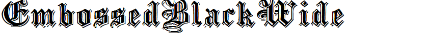 EmbossedBlackWide