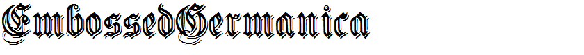 EmbossedGermanica
