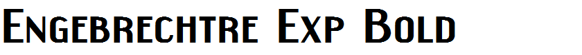 Engebrechtre Exp Bold