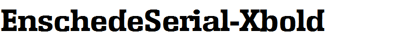EnschedeSerial-Xbold