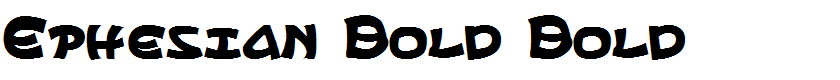Ephesian Bold Bold
